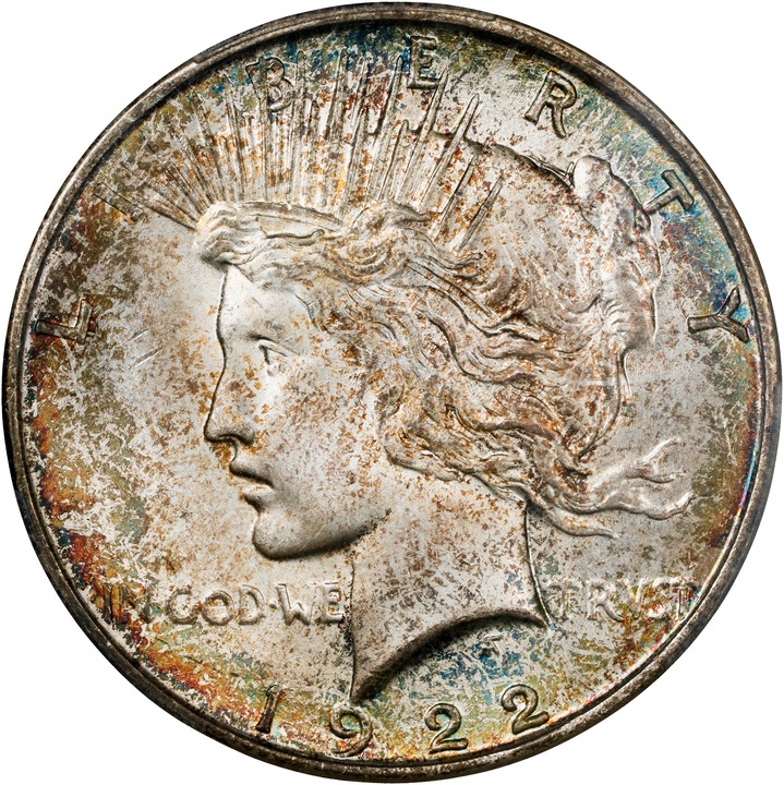 1922-D $1 MS66 thumbnail 3