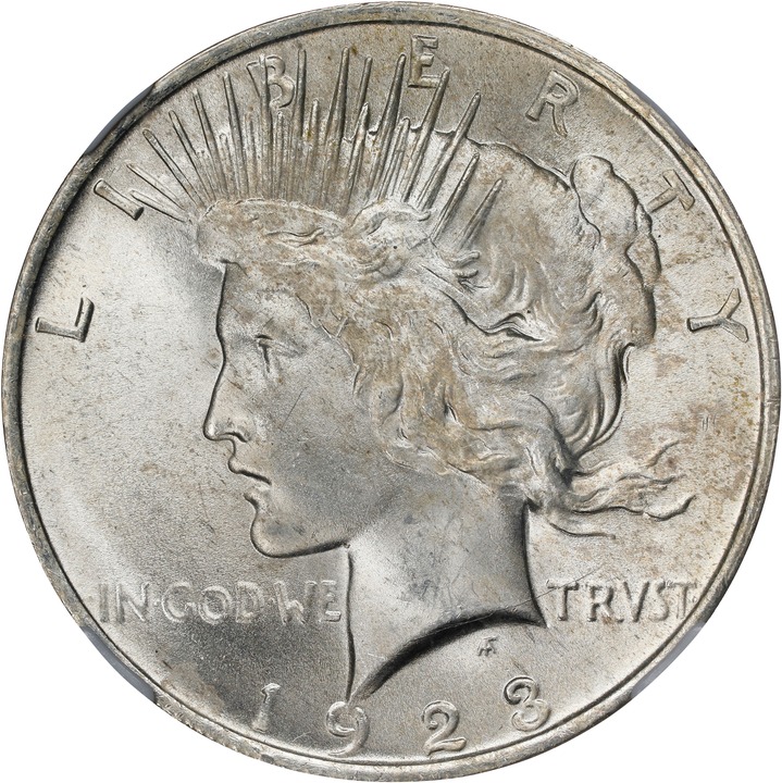 1923 $1 MS66 thumbnail 3
