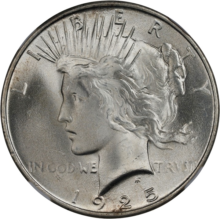 Image for 1925 $1 MS66