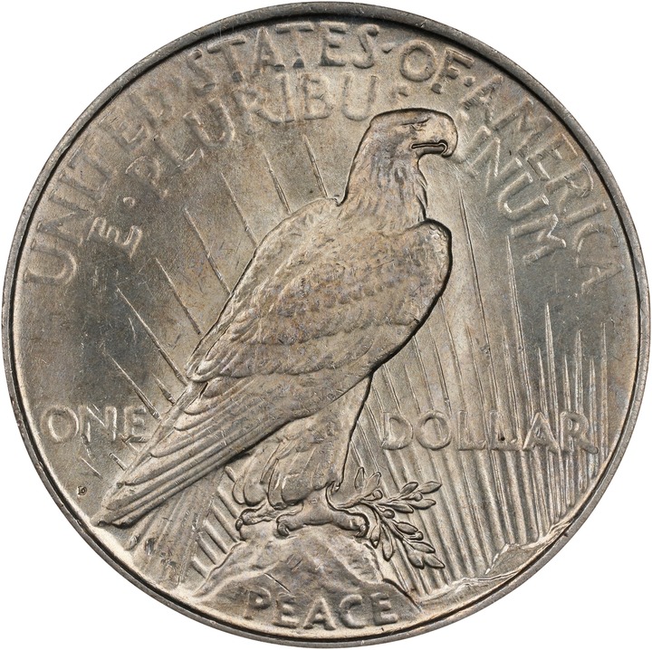 1927-D $1 MS63 CAC thumbnail 2