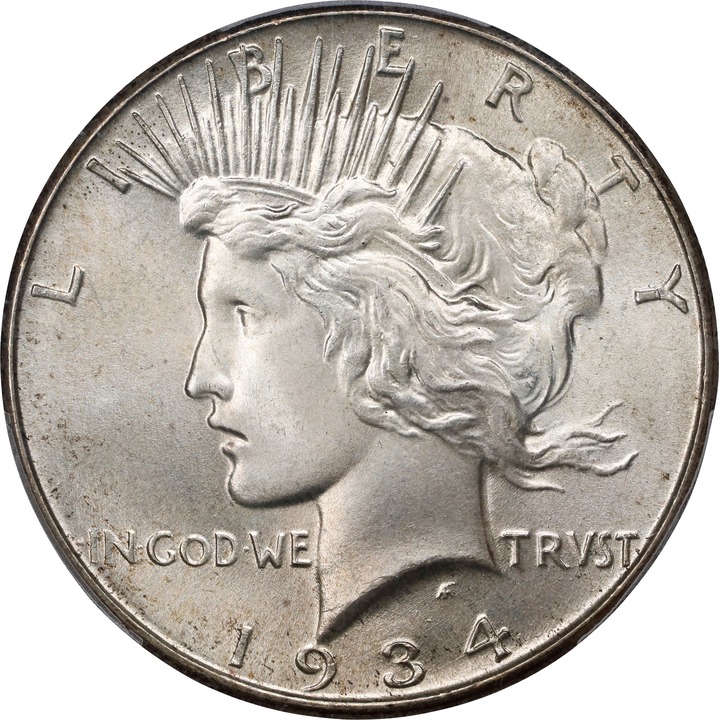 Image for 1934 $1 MS67