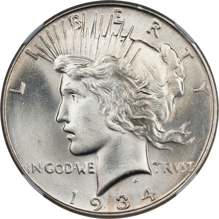 Image for 1934 $1 MS65