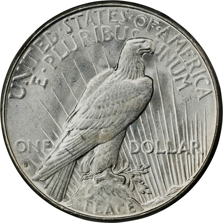 1934-S $1 MS64 CAC thumbnail 2