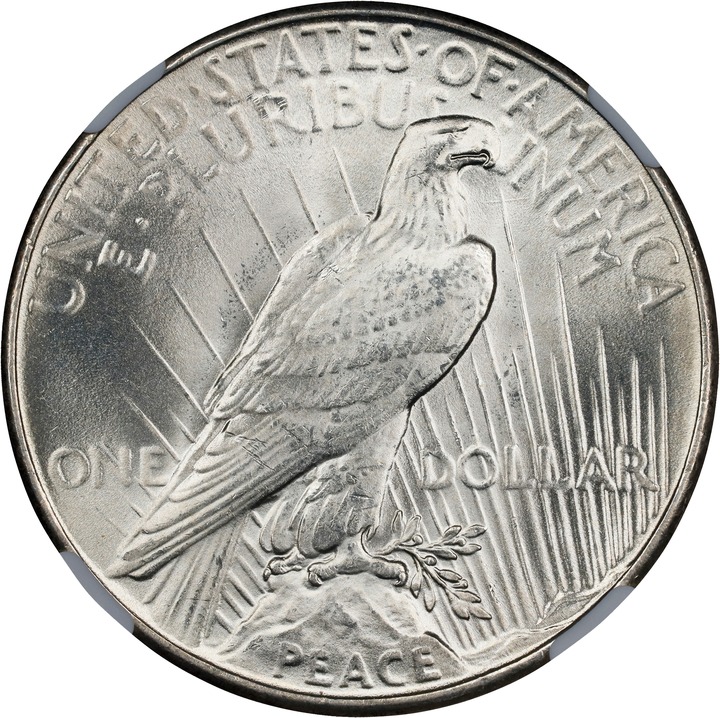 1935 $1 MS65 CAC thumbnail 4