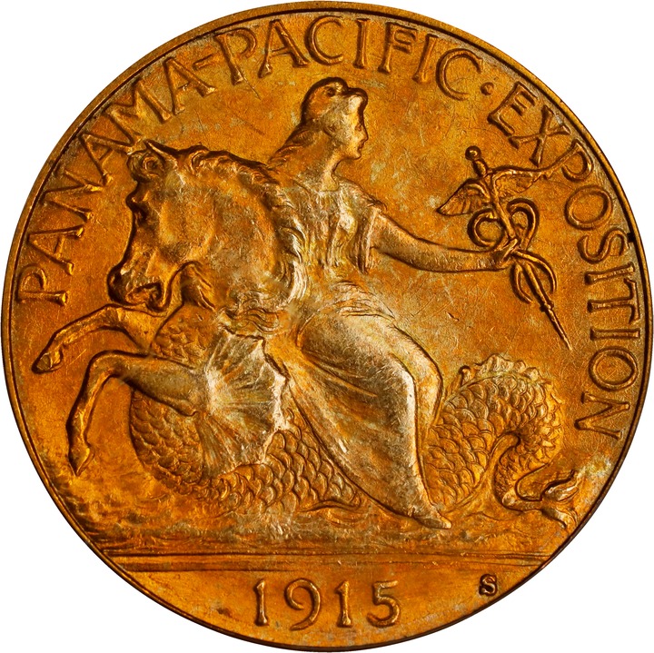 1915-S $2 1/2 Panama-Pacific Expo MS thumbnail 6