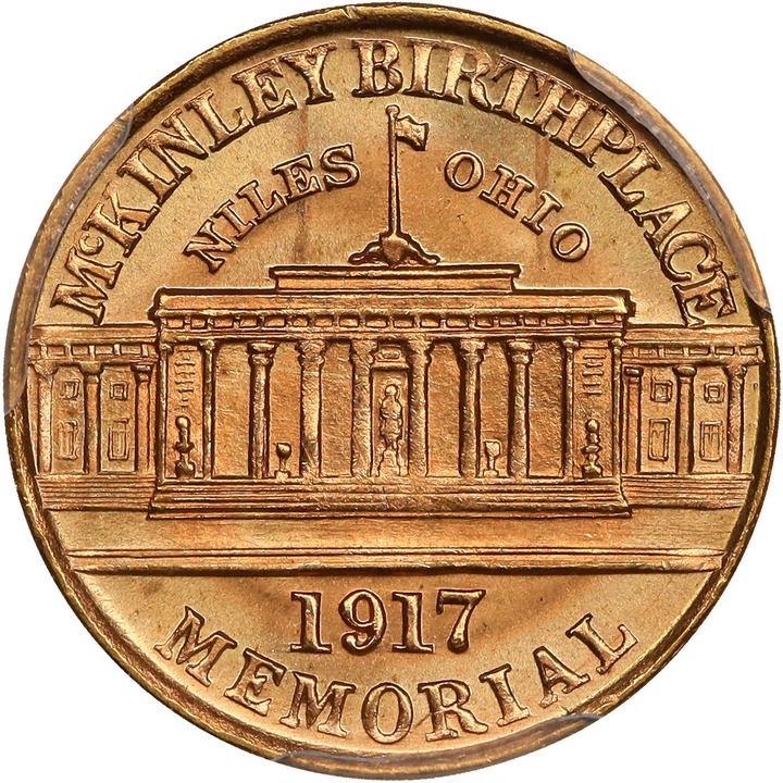 1917 G$1 McKinley Memorial MS66 thumbnail 2
