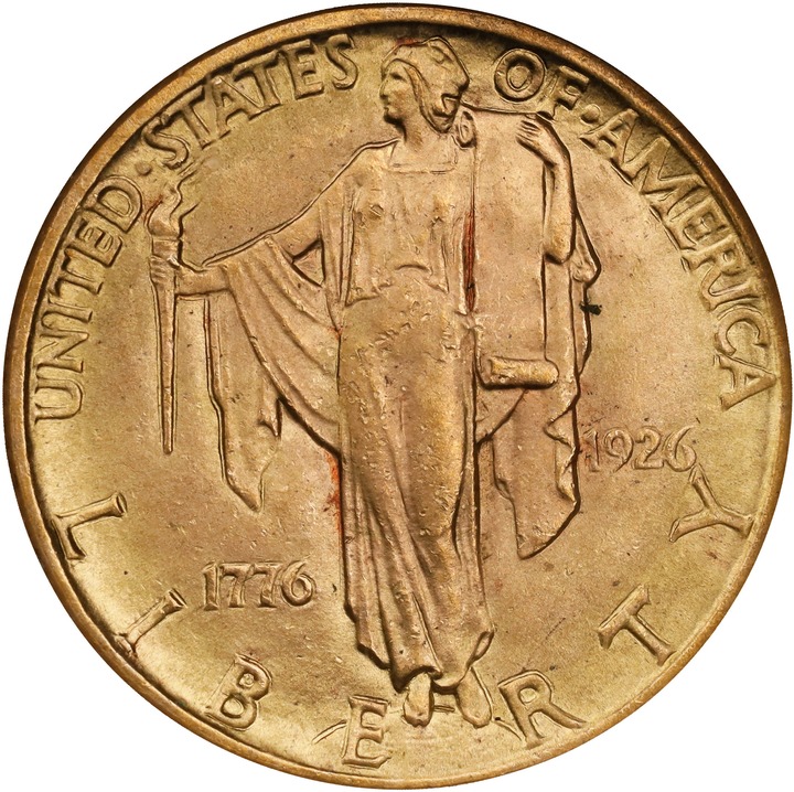 1926 $2 1/2 Sesquicentennial MS thumbnail 9