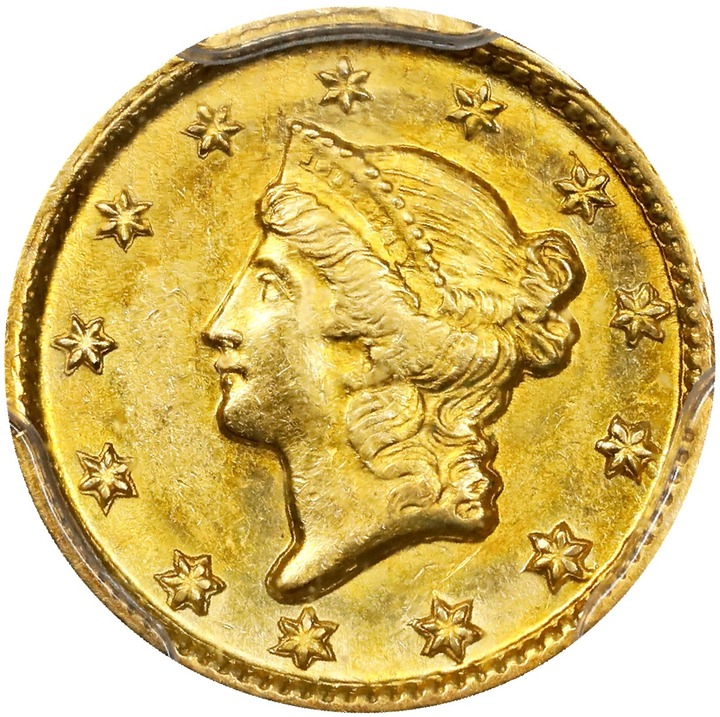 1851-D G$1 MS thumbnail 3