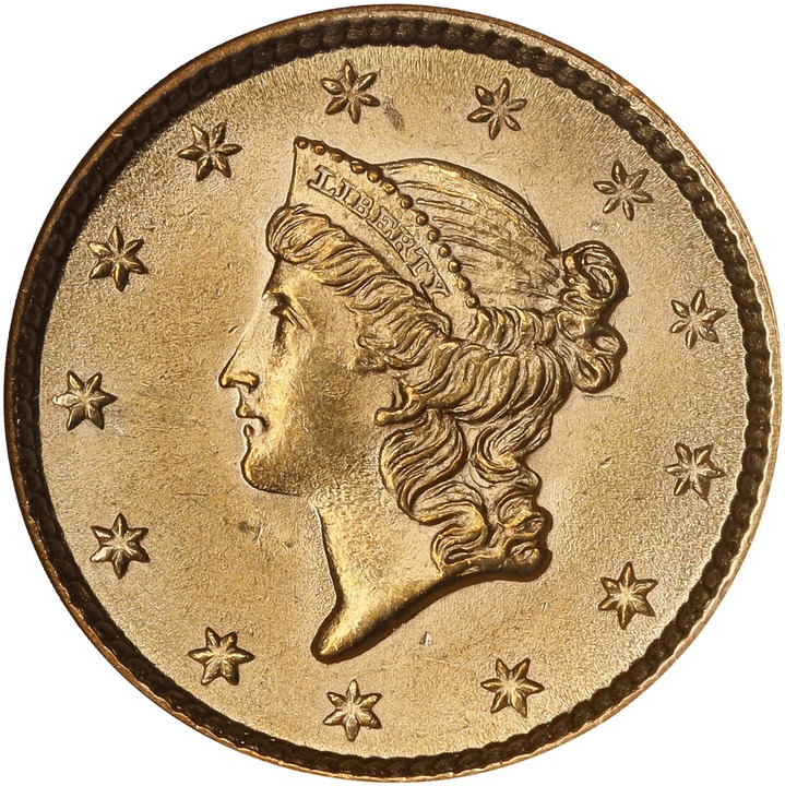 1853 G$1 MS thumbnail 7
