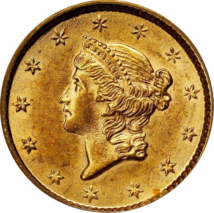 1853 G$1 MS thumbnail 9