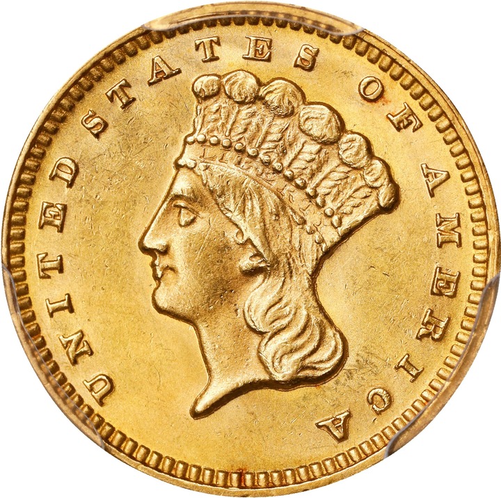 1873 G$1 Open 3 MS thumbnail 5