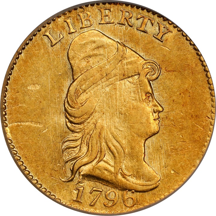 1796 $2 1/2 No Stars Obverse MS thumbnail 4