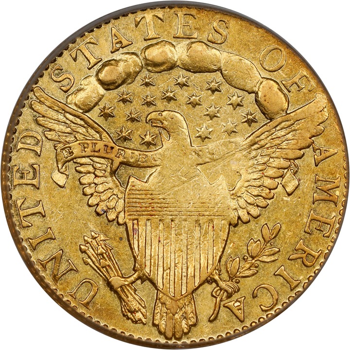 1796 $2 1/2 No Stars Obverse MS thumbnail 9