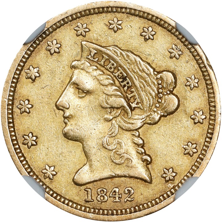 1842 $2 1/2 MS thumbnail 2