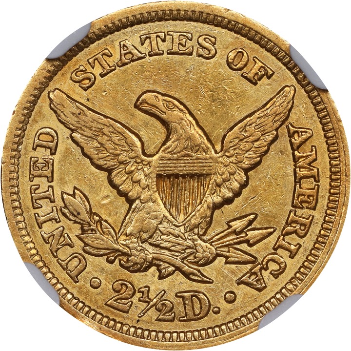 1848 $2 1/2 MS thumbnail 9