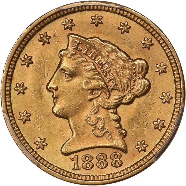 1888 $2 1/2 MS thumbnail 2