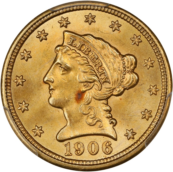 1906 $2 1/2 MS thumbnail 12