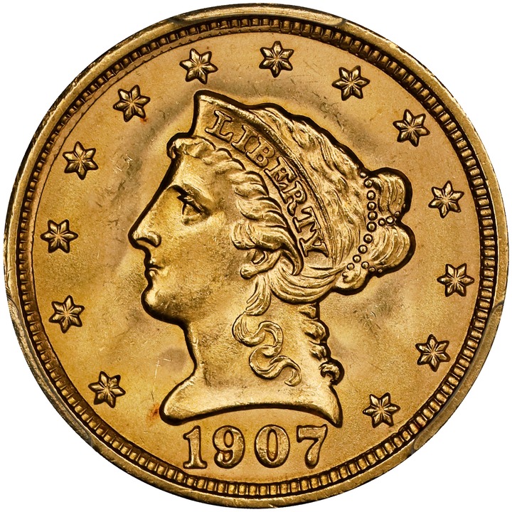 1907 $2 1/2 MS thumbnail 9
