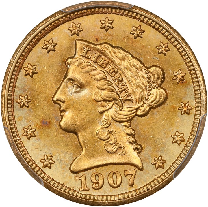 1907 $2 1/2 MS thumbnail 10