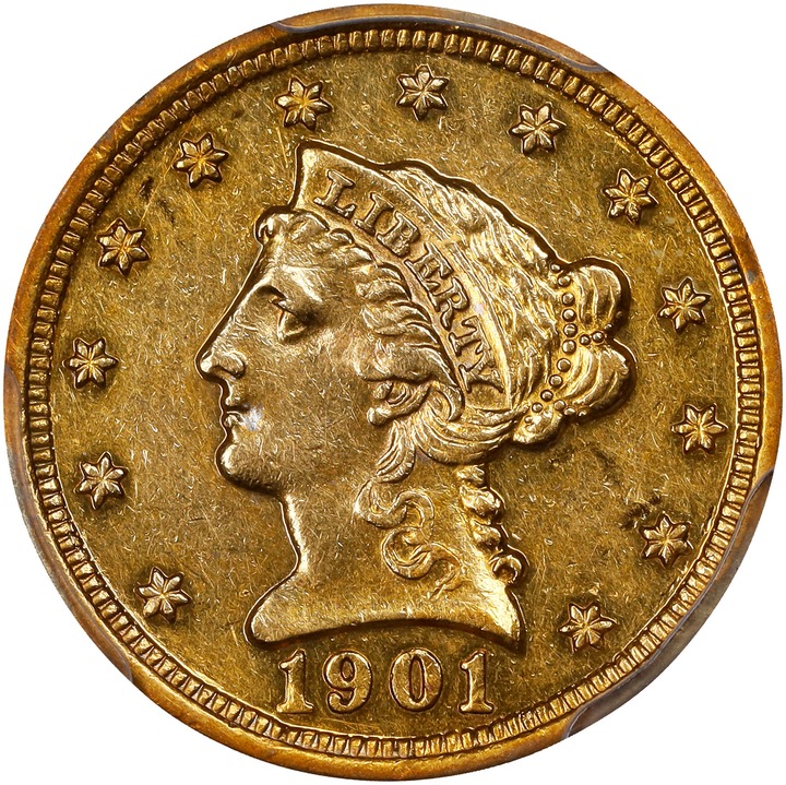 1901 $2 1/2 PR thumbnail 4