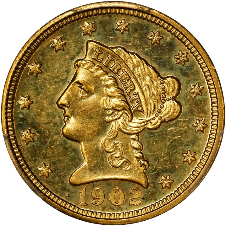 1902 $2 1/2 PR thumbnail 3