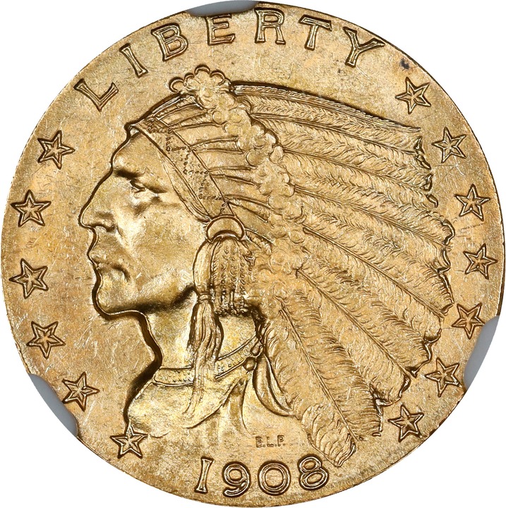 1908 $2 1/2 MS thumbnail 17