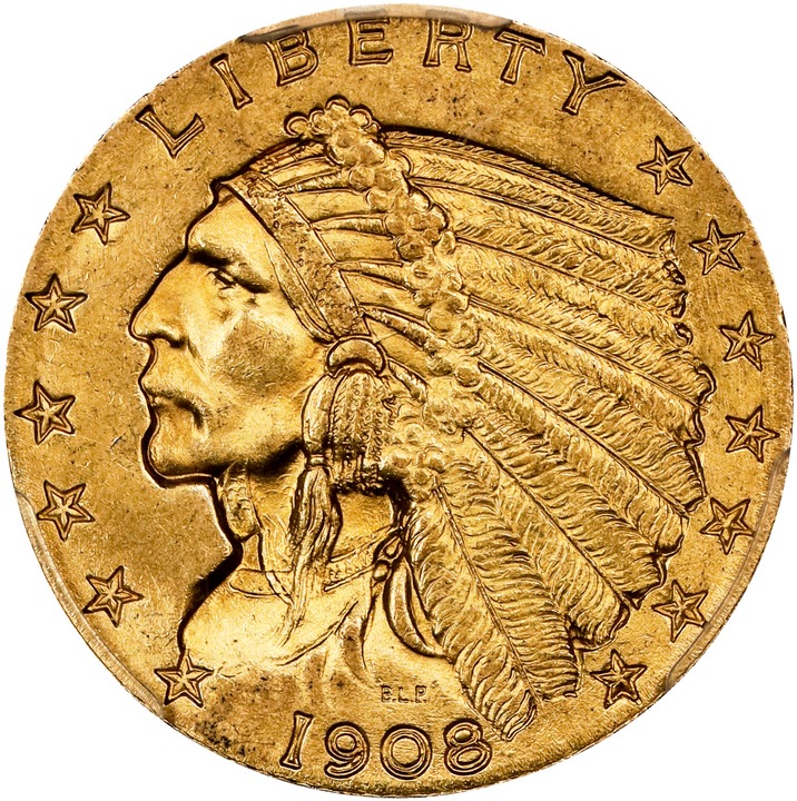 1908 $2 1/2 MS thumbnail 18