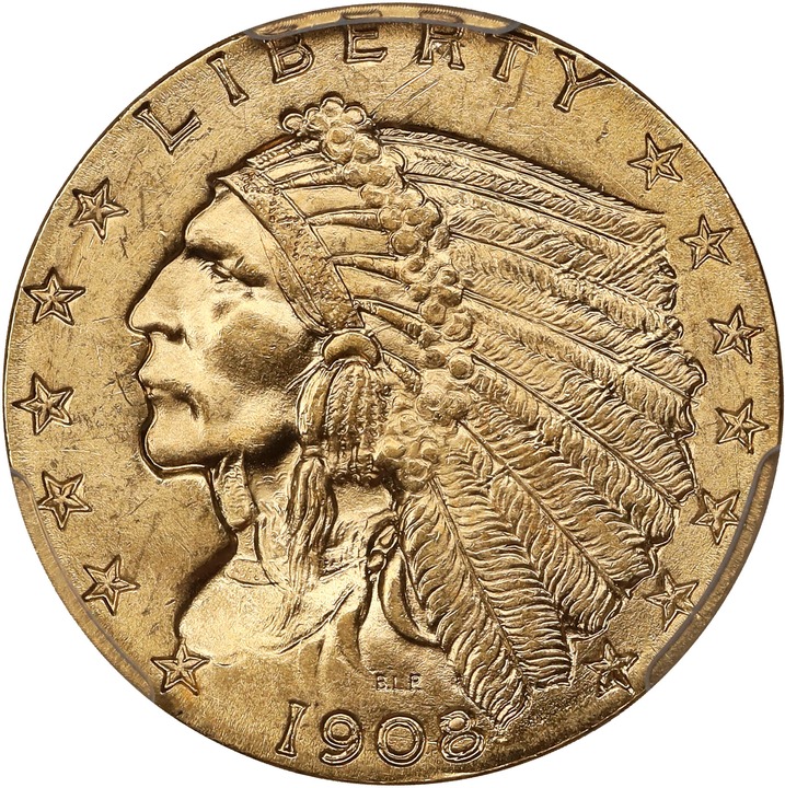1908 $2 1/2 MS thumbnail 19