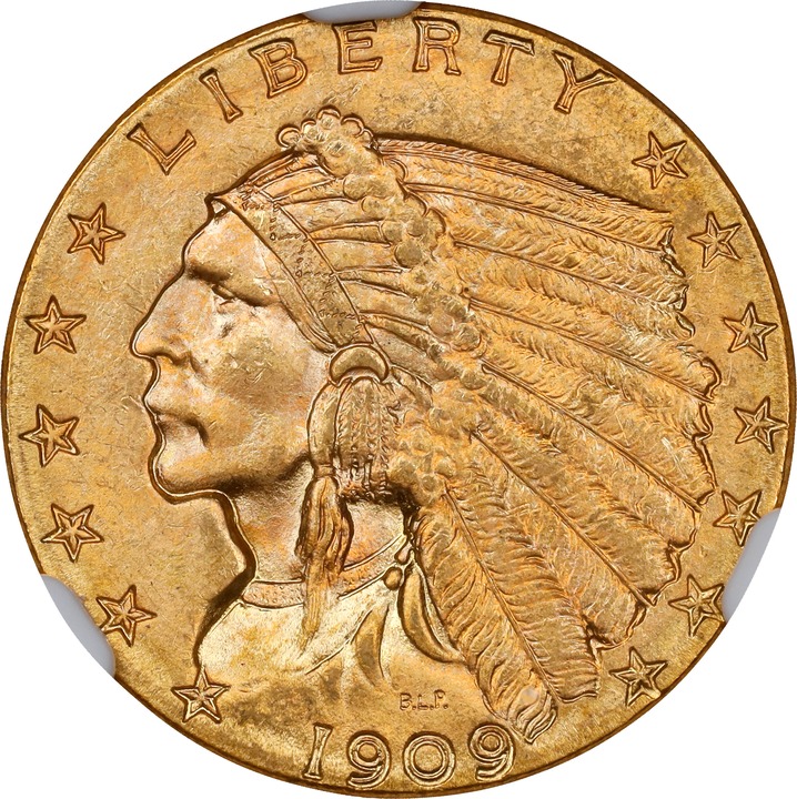 1909 $2 1/2 MS thumbnail 10
