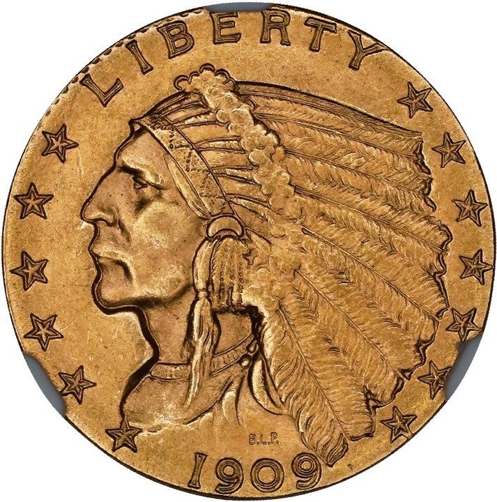 1909 $2 1/2 MS thumbnail 11