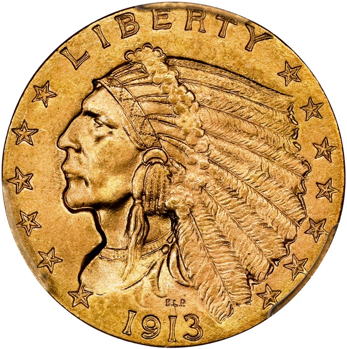 1913 $2 1/2 MS thumbnail 11