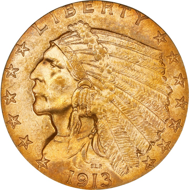 1913 $2 1/2 MS thumbnail 16