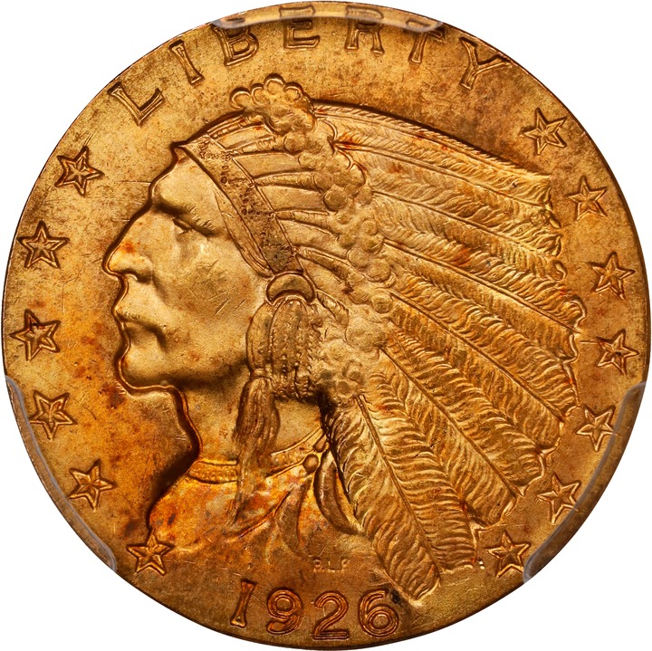 1926 $2 1/2 MS thumbnail 9