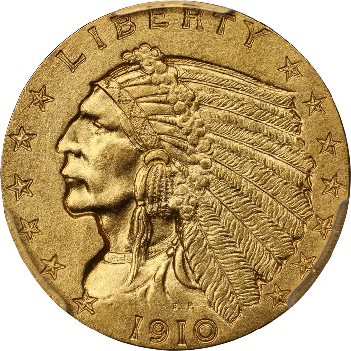 1910 $2 1/2 PR thumbnail 3