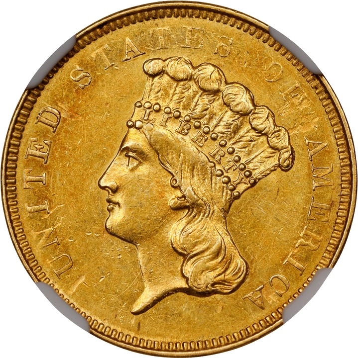 Image for 1854-O $3 MS61