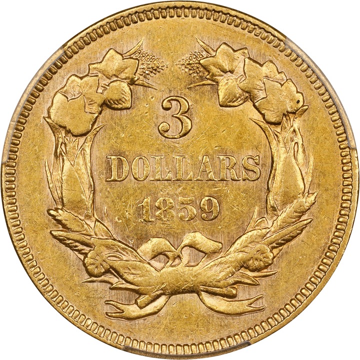 1859 $3 VF20 thumbnail 20