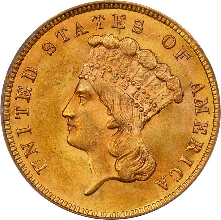 Image for 1860 $3 MS64