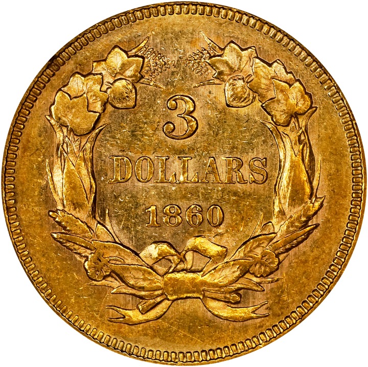 1860 $3 MS65 thumbnail 21