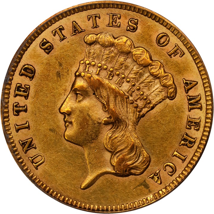 1860 $3 MS65 thumbnail 24