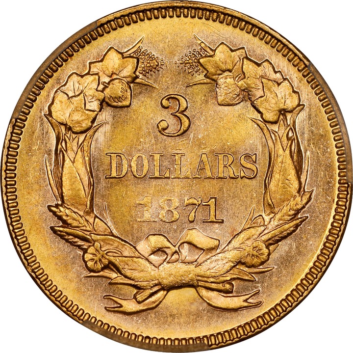1871 $3 VF35 thumbnail 24