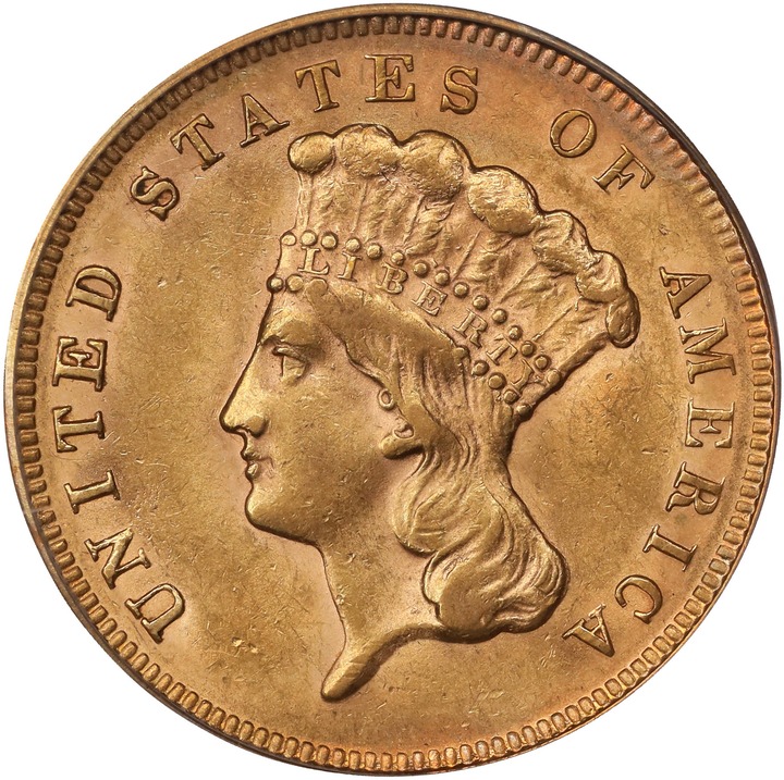 Image for 1878 $3 AU58