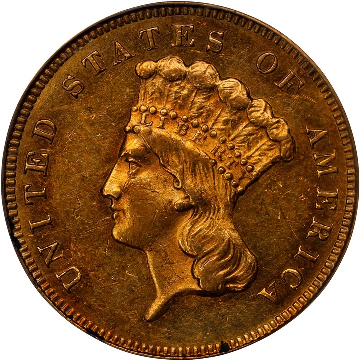 1880 $3 VF20 CAC thumbnail 9