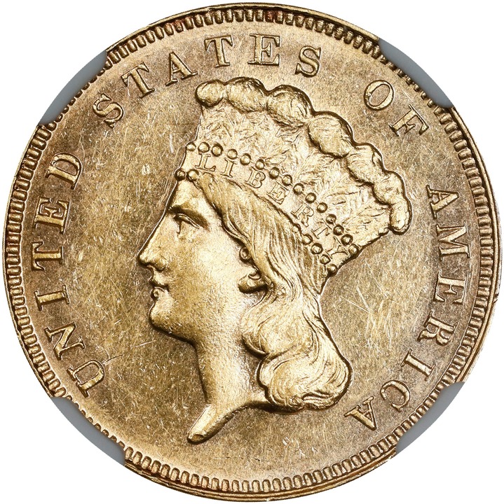 Image for Three Dollar Gold Princess $3  1854-1889 [Type] MS60