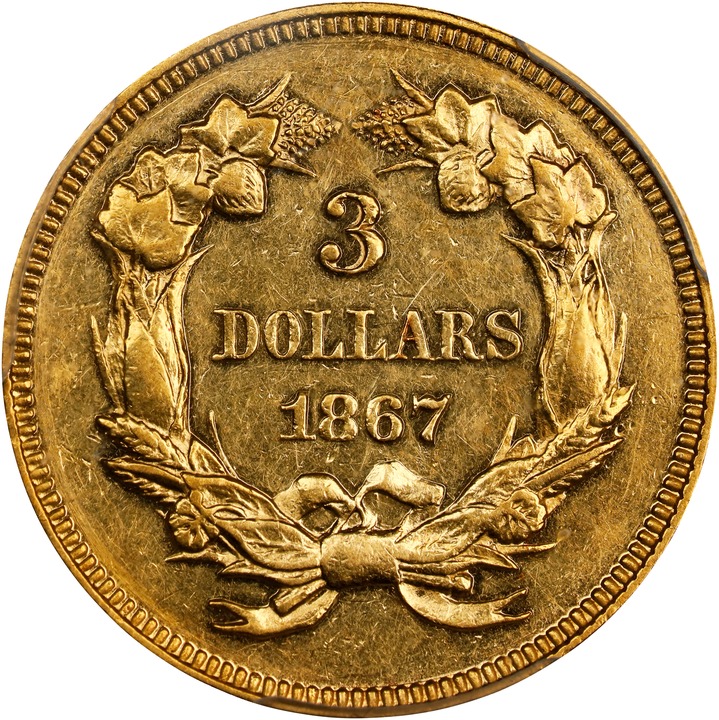 1867 $3  PR thumbnail 3