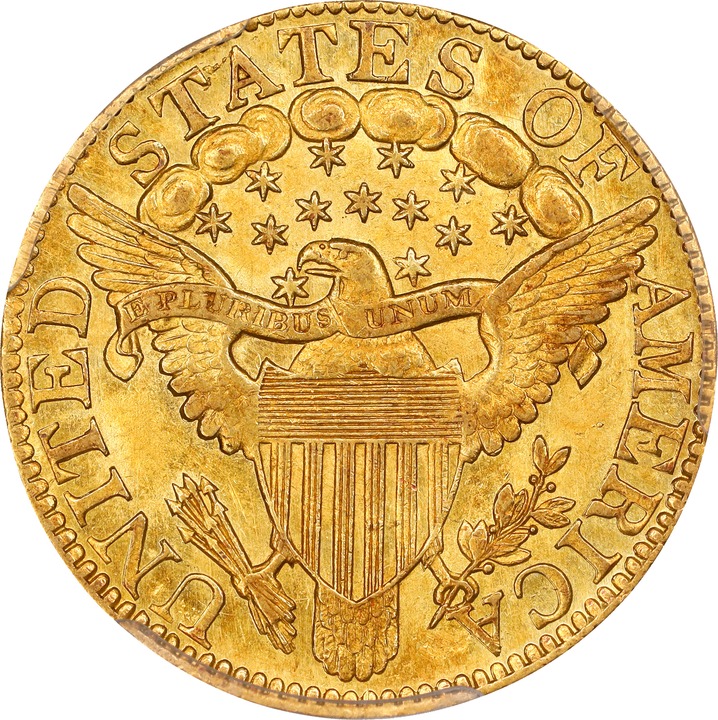 1802/1 $5 AU58 CAC thumbnail 4