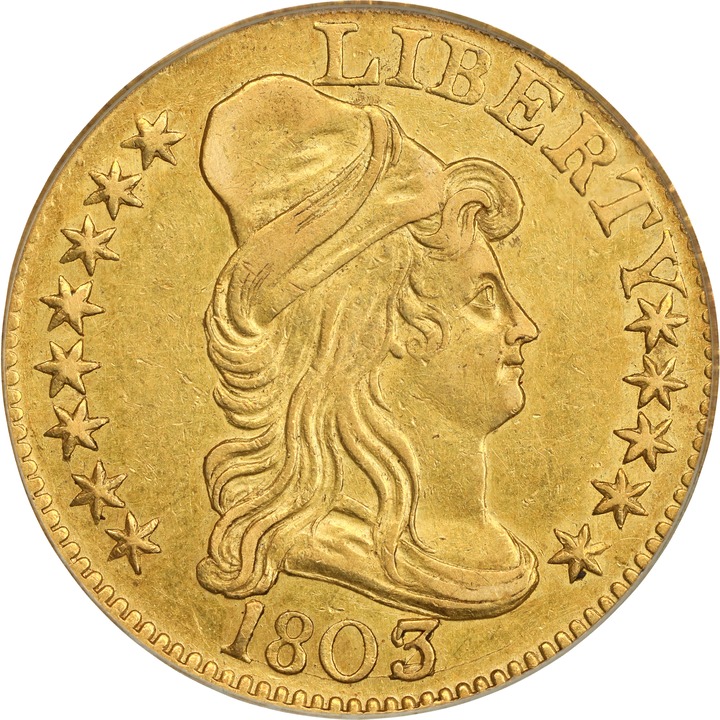 Image for Draped Bust Half Eagle $5  Large Eagle, 1795-1807 [Type] XF45