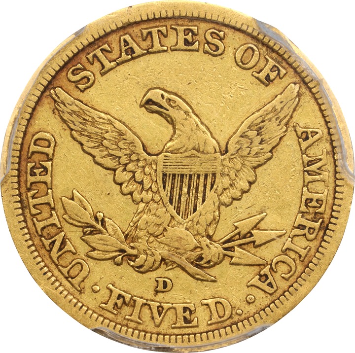 1842-D $5  Large Date MS thumbnail 6