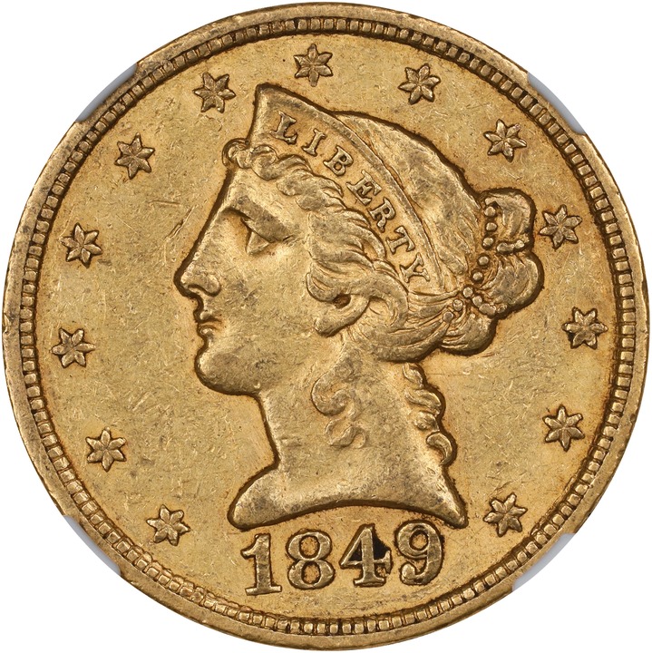 1849 $5  MS thumbnail 3