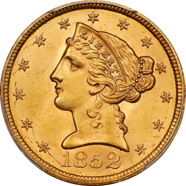 1852 $5  MS thumbnail 2