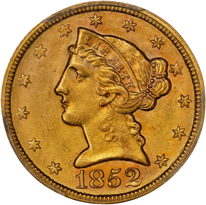 1852 $5  MS thumbnail 3